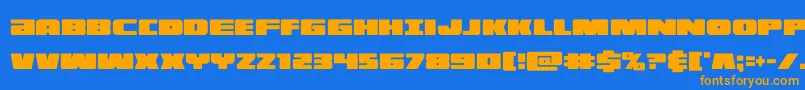 Saiba mais sobre a fonte illuminoxtracond Fonte illuminoxtracond – fontes laranjas em um fundo azul