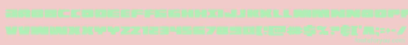 illuminoxtracond Font – Green Fonts on Pink Background