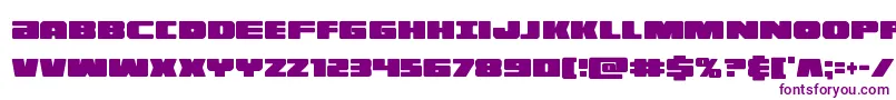 illuminoxtracond Font – Purple Fonts on White Background