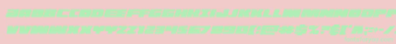 illuminoxtracondital Font – Green Fonts on Pink Background