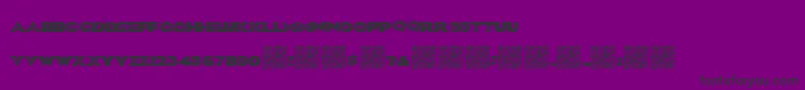 Blklite Font – Black Fonts on Purple Background