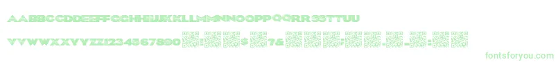 Blklite Font – Green Fonts on White Background