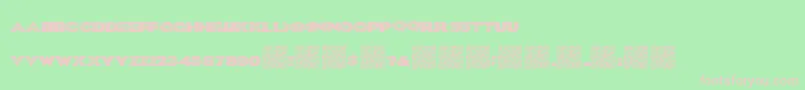 Blklite Font – Pink Fonts on Green Background