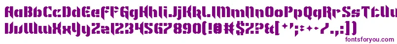 Шрифт Im Not Like Most Fonts – фиолетовые шрифты