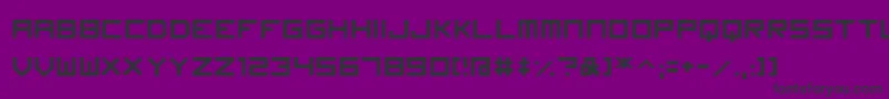 フォントImagine Font – 紫の背景に黒い文字