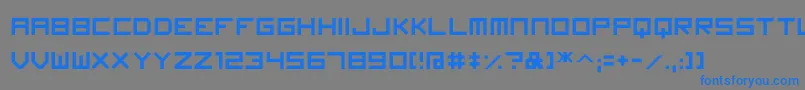 Imagine Font Font – Blue Fonts on Gray Background