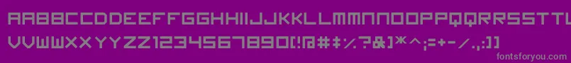 Imagine Font Font – Gray Fonts on Purple Background