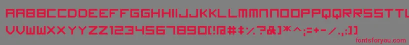 Imagine Font Font – Red Fonts on Gray Background