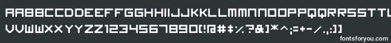 フォントImagine Font – 黒い背景に白い文字