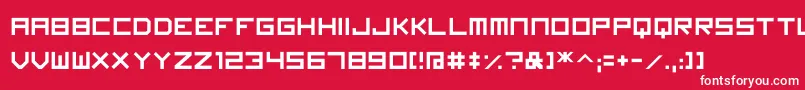 Шрифт Imagine Font – белые шрифты на красном фоне