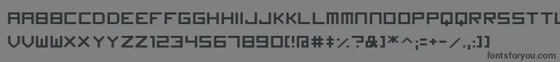 フォントImagine Font – 黒い文字の灰色の背景