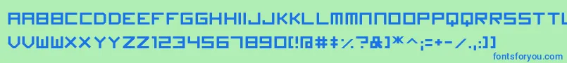 Шрифт Imagine Font – синие шрифты на зелёном фоне