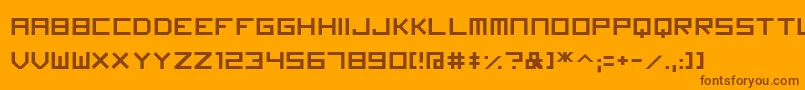 Saiba mais sobre a fonte Imagine Font Fonte Imagine Font – fontes marrons em um fundo laranja