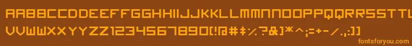 Saiba mais sobre a fonte Imagine Font Fonte Imagine Font – fontes laranjas em um fundo marrom
