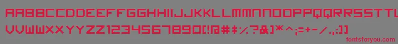 Imagine Font-fontti – punaiset fontit harmaalla taustalla