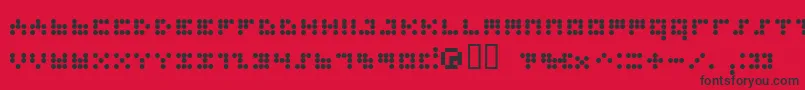 IMAJN    Font – Black Fonts on Red Background