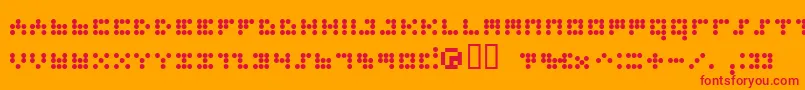 IMAJN    Font – Red Fonts on Orange Background