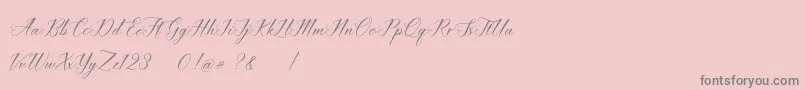 More about imata Script DEMO Font imata Script DEMO Font – Gray Fonts on Pink Background