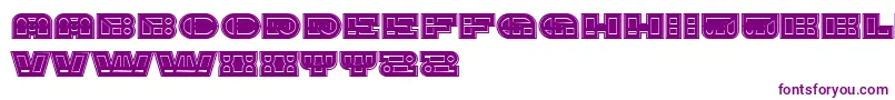 ImbecileAbstract HeavyFilled Font – Purple Fonts