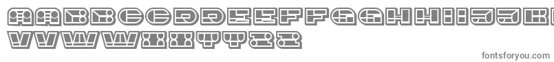 ImbecileOrnamental FilledBlack Font – Gray Fonts on White Background