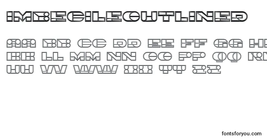 ImbecileOutlined Font – alphabet, numbers, special characters