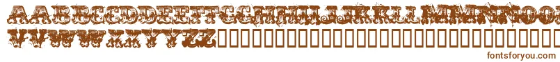 Immoral Font – Brown Fonts on White Background