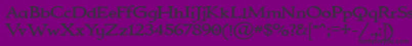 IMMORTAL Font – Black Fonts on Purple Background