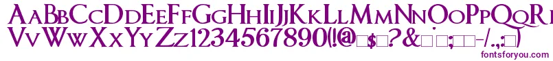 ImperatorSmallCaps Bold-fontti – violetit fontit