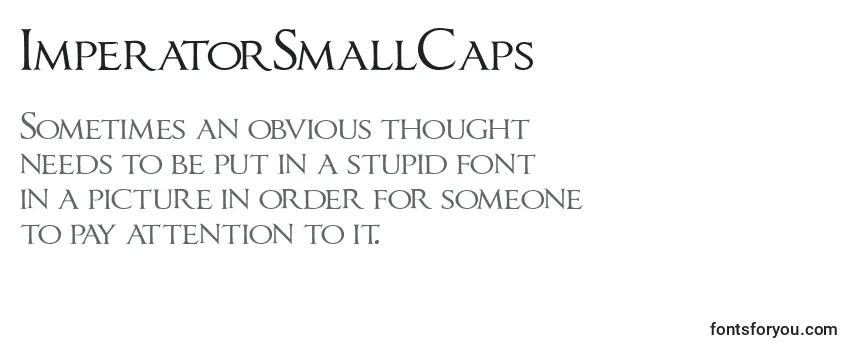 ImperatorSmallCaps (130230) Font