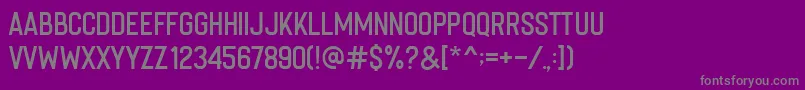 Weitere Informationen zur Imperfecta Regular-Schriftart Imperfecta Regular-Schriftart – Graue Schriften auf violettem Hintergrund