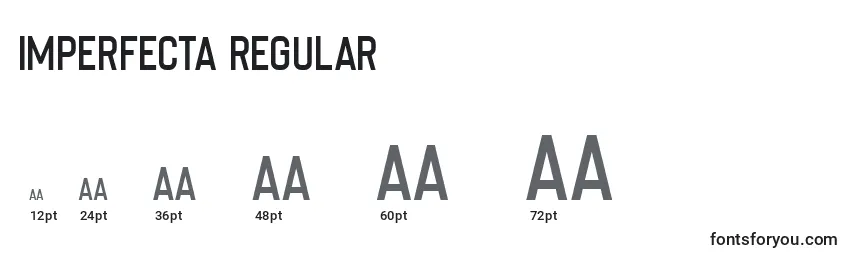 Imperfecta Regular Font Sizes