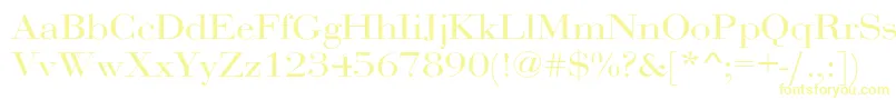 RothniextNorma-fontti – keltaiset fontit