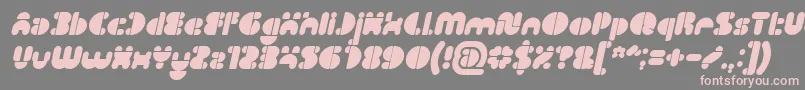 fuente IMPULSE OF HEART Bold Italic – Fuentes Rosadas Sobre Fondo Gris