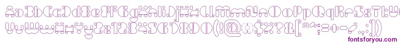 IMPULSE OF HEART Hollow Font – Purple Fonts