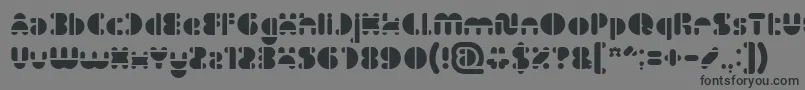IMPULSE OF HEART Light Font – Black Fonts on Gray Background