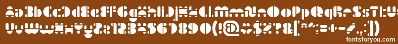 IMPULSE OF HEART Light Font – White Fonts on Brown Background