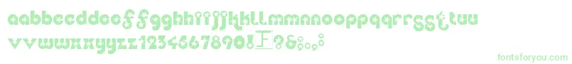 Independence Font – Green Fonts on White Background