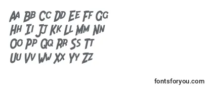 Review of the Indiana Jonas 48p Font
