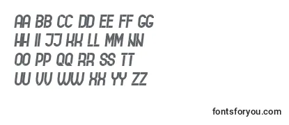 Обзор шрифта IndirectImplication Italic