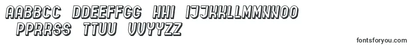 IndirectImplication3D Italic-Schriftart – türkische Schriften