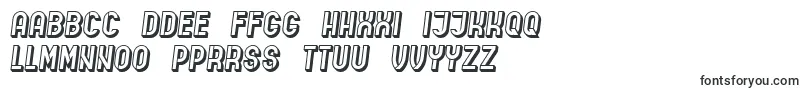 IndirectImplication3D Italic-Schriftart – aserbaidschanische Schriften