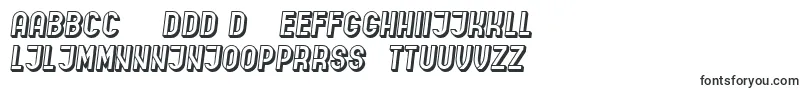 IndirectImplication3D Italic-Schriftart – bosnische Schriften