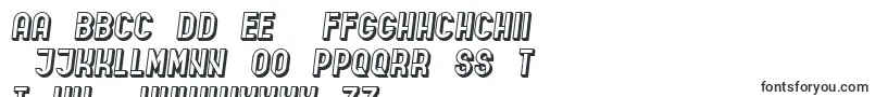 IndirectImplication3D Italic-Schriftart – tschechische Schriften