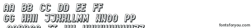 Шрифт IndirectImplication3D Italic – гэльские шрифты