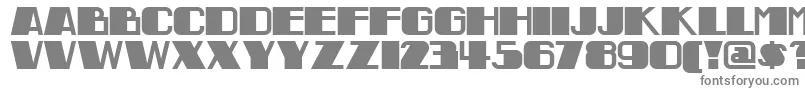 フォントINDON    – 白い背景に灰色の文字