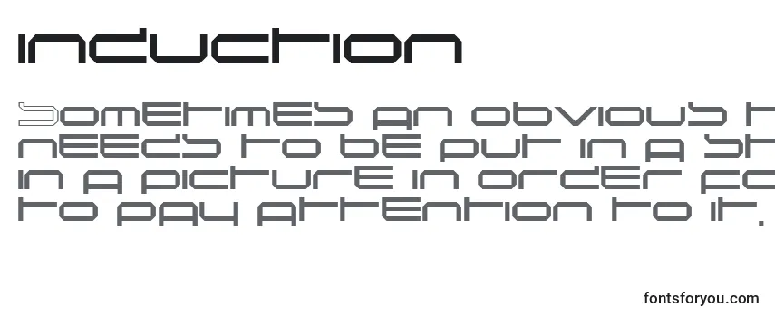 Induction (130296) Font