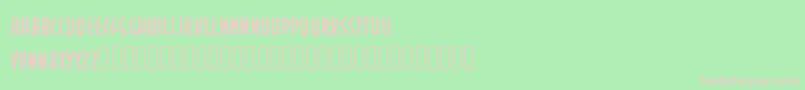 Inedita Font – Pink Fonts on Green Background