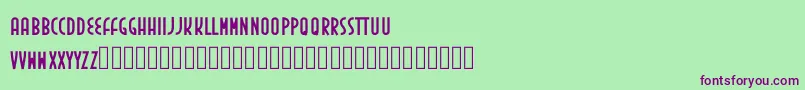 Inedita Font – Purple Fonts on Green Background