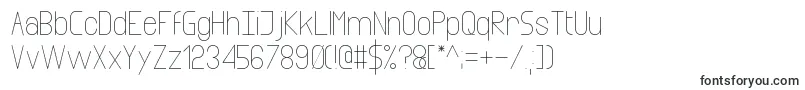 フォントinfinity – 看板やサイン用のフォント