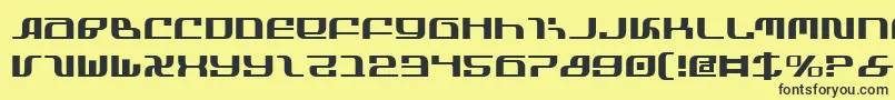 infinityformula Font – Black Fonts on Yellow Background